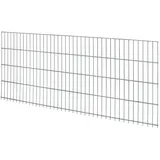 Floraworld Doppelstab-Mattenzaun Comfort 201 x 83 cm feuerverzinkt