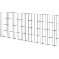 Floraworld Doppelstab-Mattenzaun Comfort 201 x 83 cm feuerverzinkt