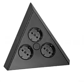 THEBO Mehrfachsteckdose 3 m Schwarz 1 St.