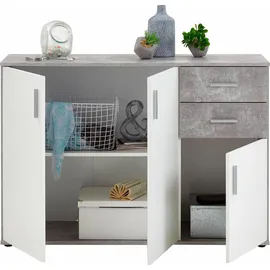 FMD Albi 120,5 x 83 x 35 cm Weiß