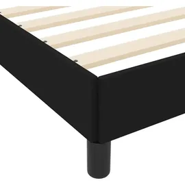 vidaXL Boxspringbett 200 x 200 cm Schwarz