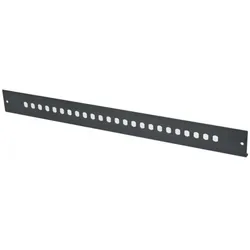 DEXLAN 395419, Rackeinbau, 1U, Faser, ST/FC, Schwarz