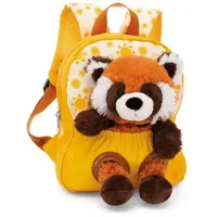 NICI Rucksack Plüschtier Kindergartenrucksack Roter Panda gelb (49854)