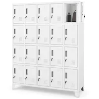 Jan Nowak Schließfachschrank Spind ROBERT 20 Fächer, 172 x 136 x 45 cm, Garderobe, Garderobenschränke, Garderobenschränke