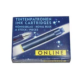 Online Schreibgeräte Tintenpatronen für Füller königsblau