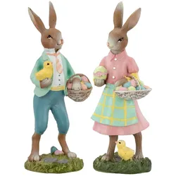 Hasen-Paar "Mann & Frau" 12 cm