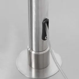 Steinhauer Bogenleuchte 180 cm Edelstahl Silber