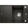 Blanco Axia III 45 S-F links Flächenbündig schwarz Excenterbetätigung 770 x 500 mm
