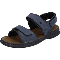 Josef Seibel Herren Sandaletten Rafe, Männer Sandalen,Weite G (Normal),Sommerschuhe,Freizeitschuhe,offene Schuhe,Ocean/schwarz,47 EU - 47 EU