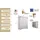 OTTO home Wäscheschrank Tessin 128 x 140 x 38 cm Weiß