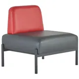 aea Sessel 72 x 80 x 78 cm Rot/Schwarz