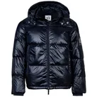 AX ARMANI EXCHANGE Herren Daunenjacke - Steppjacke mit Kapuze, Reißverschluss Blau 2XL