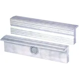 Heuer Schraubstockbacken / Schutzbacken (rechtwinkelig, planparallel, integrierte Spezialmagnete, passend zu Schraubstock 140 mm, Material: Aluminium) 110140