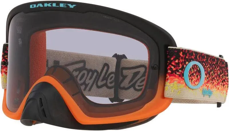 OAKLEY O-Frame 2.0 Pro MX Brille - Schwarz/orange hellgrau Glas
