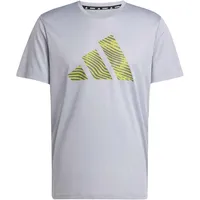Adidas adi365 Running Essentials Brand Love Tee, Halo silver