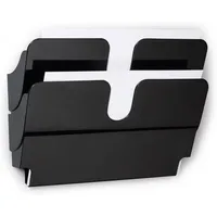 Durable Flexiplus 1709022060 Wand-Prospekthalter Schwarz Anzahl der Fächer 2