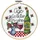 Design Works Crafts Kreuzstich Stickpackung mit Stickrahmen Wein, Zählmuster