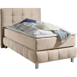 Andas Boxspringbett »Salo« incl. Topper, 6 Breiten, 2 Härtegrade, TFK auch in Härtegrad 4 beige