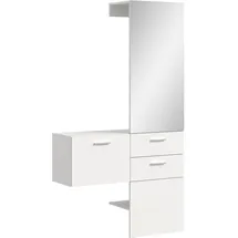 VCM VAGA Garderobenschrank 104x190x36 cm weiß