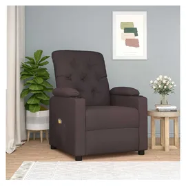 vidaXL Massagesessel Stoff 78,5 x 96,5 x 93 cm dunkelbraun