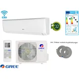 Split Klimaanlage GREE Bora 9000BTU 2,5kW WiFi R32 Klimagerät 3m CU-Leitungen