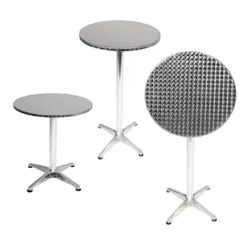 Mojawo Mojawo® Bistro Stehtisch Ø60cm Höhenverstellbar Klappbar Balkontisch Gartentisch
