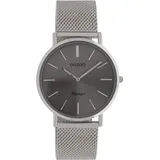 Oozoo Damen Analog-Quarzuhr UOC9938A - Silber/Silber
