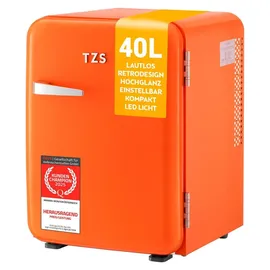 First Austria Retro Mini-Kühlschrank 40 l 56,2 cm hoch Orange