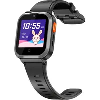 Onestyle SMW-Kids Smartwatch für Kinder mit LBS-Tracking, GPS, AGPS, 4G, SOS, HD Videoanruf, Kamera, 1,4" IPS-Farb-HD-Display , IPX7, schwarz
