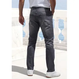 John Devin 5-Pocket-Jeans Straight Fit Schwarz 38/34