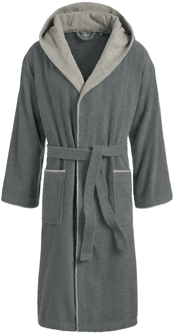 Egeria Unisex Kapuzenmantel Cairo S | grau - grau