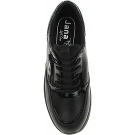 Jana Damen Sneaker flach Schwarz 38