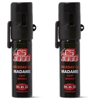 CS 3000 Reizgas Verteidigungsspray KO-Spray zur Selbstverteidigung CS Gas/Spray Abwehrspray gegen Personen zugelassen Personenabwehrspray Tränengasspray 18ml 40ml 50ml 400ml (18ml, 3)