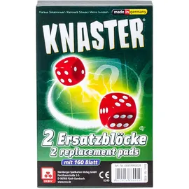 Nürnberger Spielkarten Knaster  Ersatzblöcke 2er Set