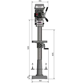 Optimum Säulenbohrmaschine D 26 Pro MK3 25mm OPTI-DRILL