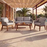 Mendler HWC-N37 Loungeset grau