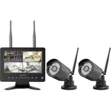 Sygonix Funk-Überwachungskamera-Set mit 2 Kameras 1280 x 720 Pixel 2.4 GHz