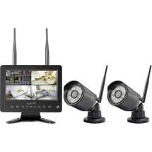 Sygonix Funk-Überwachungskamera-Set mit 2 Kameras 1280 x 720 Pixel 2.4 GHz
