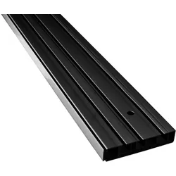 Gardinenschiene SN DECO GROUP "Vorhangschiene SH (3)" Gr. 10, schwarz, L:480cm T:8,95cm, Kunststoff, Gardinenstangen, Gardinenschiene