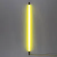 Seletti Linea Gold LED-Wandlampe, gelb