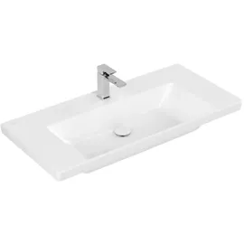 Villeroy & Boch Subway 3.0 100x47cm, eck., m 1 HL/o ÜL, weiß C-plus