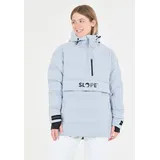 Slope Skijacke "Thumper", Damen, Gr. XXS, grau (hellblau), 100% Polyester, unifarben, normal, ohne Ausschnitt, Jacken Skijacke, mit wasserdichter Membran