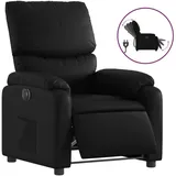 vidaXL Relaxsessel Elektrisch Kunstleder 99 x 99 x 99 cm Schwarz