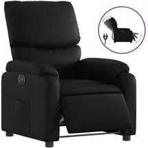 vidaXL Relaxsessel Elektrisch Kunstleder 99 x 99 x 99 cm Schwarz