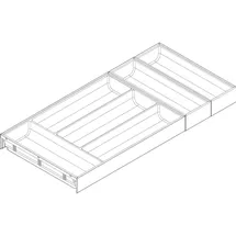 Blum Ambia-Line Besteckeinsatz 624 x 300 x 50 mm Stahl grau
