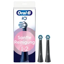 Oral-B iO Sanfte Reinigung Aufsteckbürste schwarz 2 St.