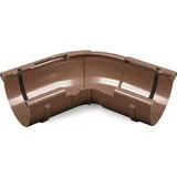 Bryza Dachrinne Außenecke verstellbar 120°-145° Braun System 75 PVC