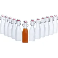 Bormioli Vierkant-Bügelflaschen Swing 250 ml 12 St.
