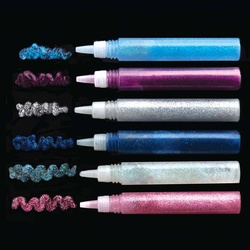 Winter Glitzerklebestifte (pro Set 24) Bastelmaterial