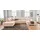 sit&more Wohnlandschaft SIT & MORE "Santorini U-Form", beige (creme), B:340cm H:82cm T:224cm, Luxus-Microfaser ALTARA NUBUCK (100% Polyester) / Struktur (100% Polyester);Flachgewebe (100% Polyester) / Struktur (100% Polyester), Sofas, Wohnlandschaft, mit Federkern